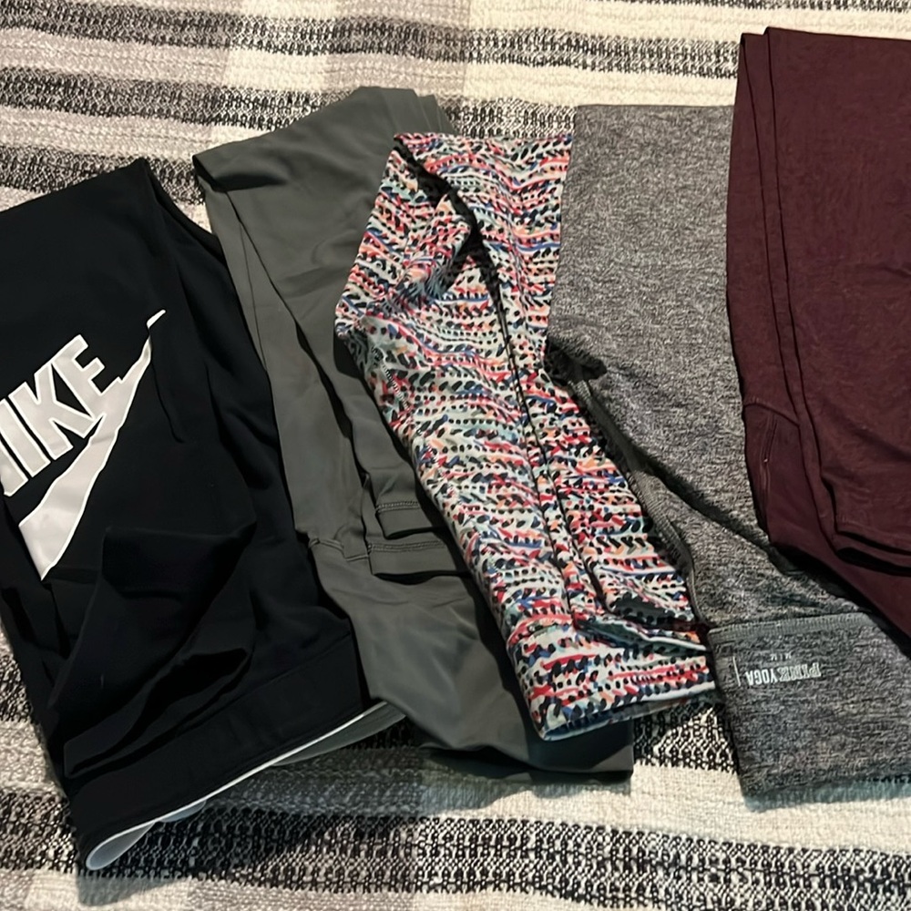 Yoga pant bundle - Nike, AE, Pink & others